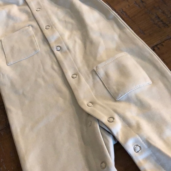 L’ovedbaby Cream Coverall: Size 6-9 Months - Picture 4 of 4